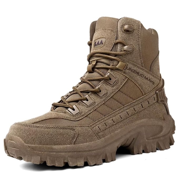 Desert Combat Boots Brown