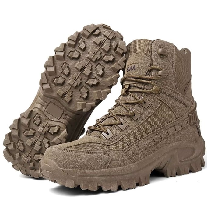 Desert Combat Boots Brown - Image 8