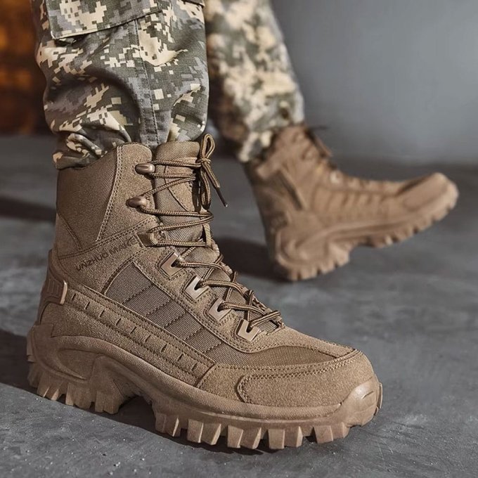 Desert Combat Boots Brown