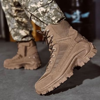 Desert Combat Boots Brown