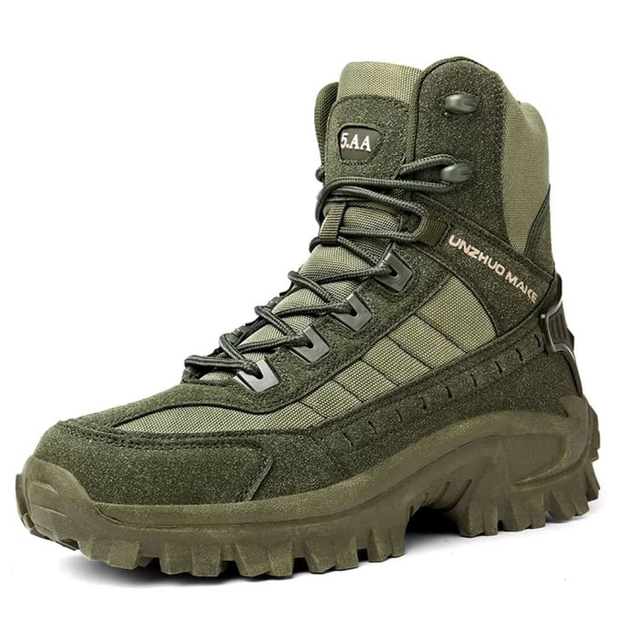 Desert Combat Boots Olive Green