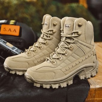 Desert Combat Boots Tan