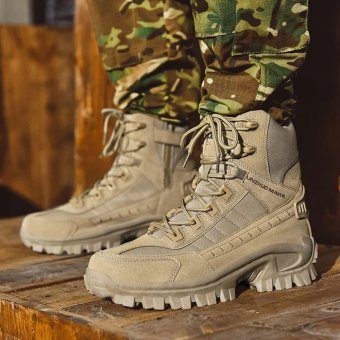 Desert Combat Boots Tan