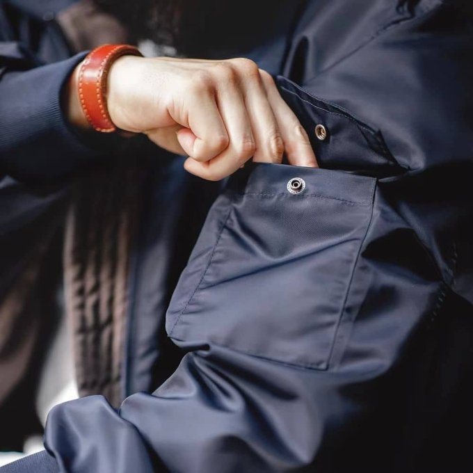 G-8 Flight Jacket Navy Blue - Image 3