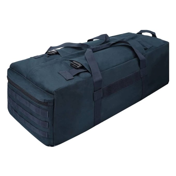 Large army duffle bag 80L Navy Blue