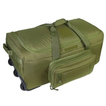 Large military duffle bag with wheels (124L) OD Green