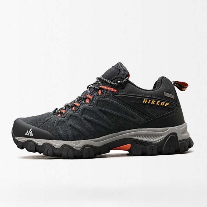Leather hiking shoes "Hikeup" Grey