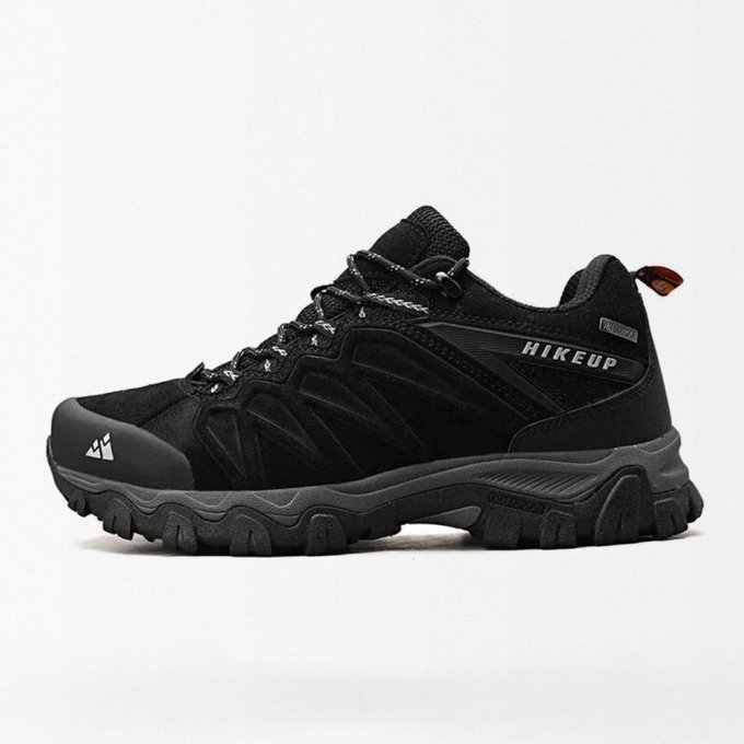 Leather hiking shoes "Hikeup" Black