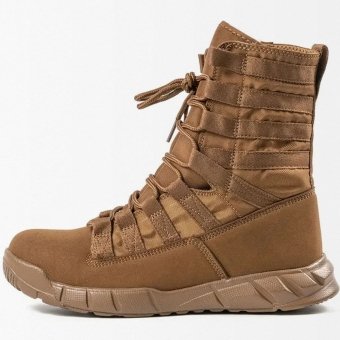 Lightweight Training Boots Faux Suede Coyote Brown