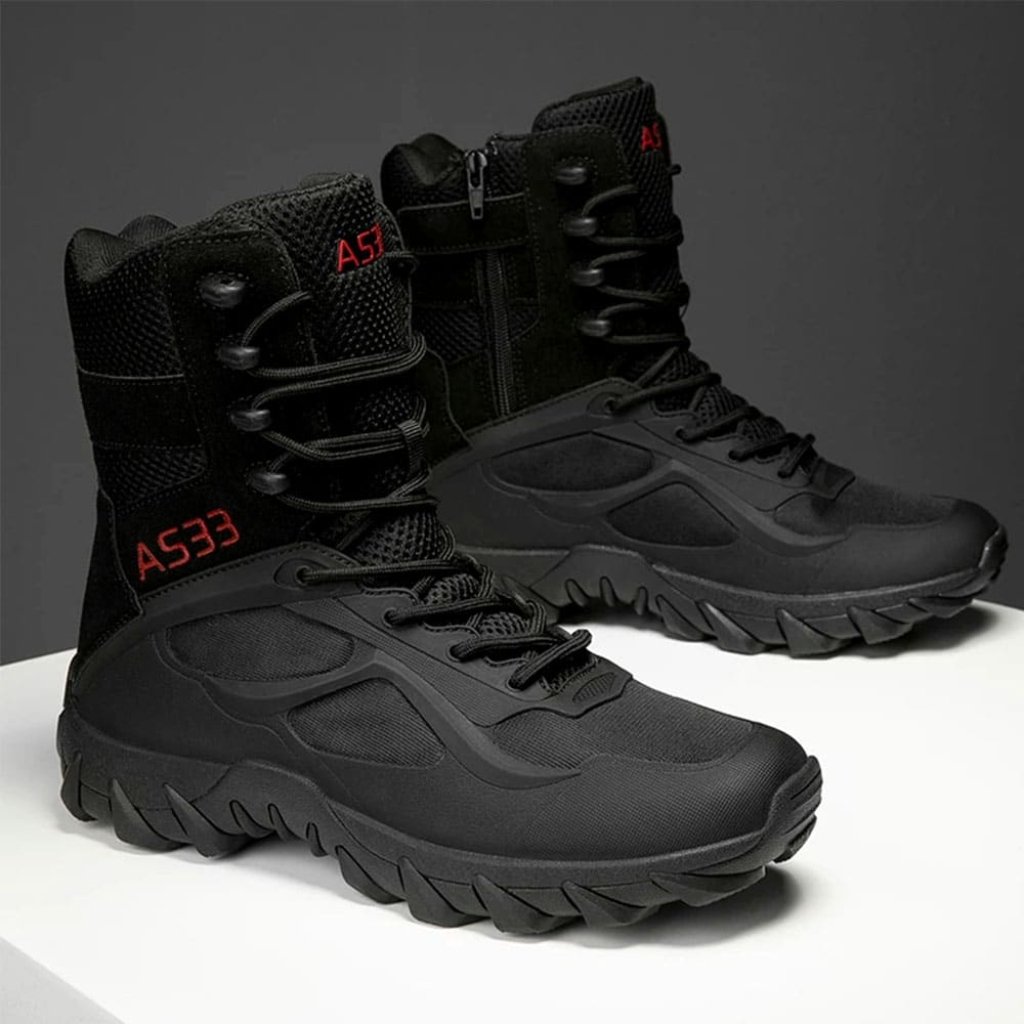 Black Combat Boots Kula Tactical