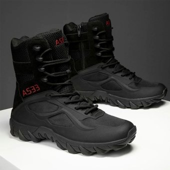 Lighweight Combat Boots Cold Weather Black