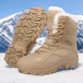 Lighweight Combat Boots Cold Weather Desert Tan