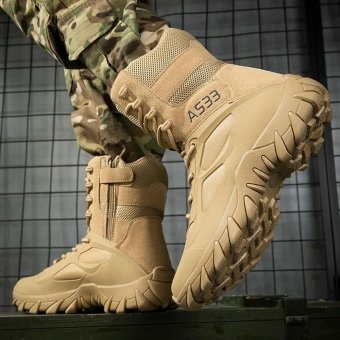 Lighweight Combat Boots Cold Weather Desert Tan