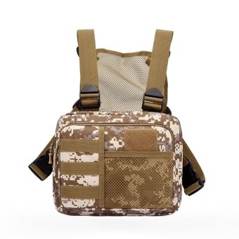 Mens tactical chest bag Digital Desert