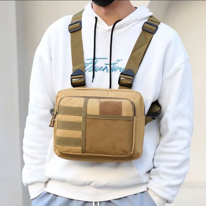 Mens tactical chest bag