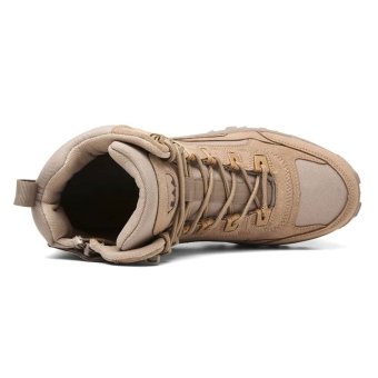 Mid cut tactical hiking boots Desert Tan "Huile"