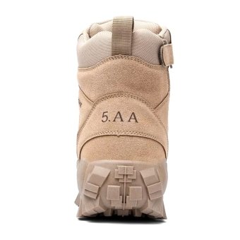Mid cut tactical hiking boots Desert Tan "Huile"