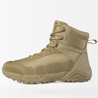 Mid height tactical hiking boots Desert Tan