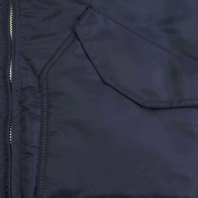 Military 45p flight bomber jacket Navy Blue - Image 3