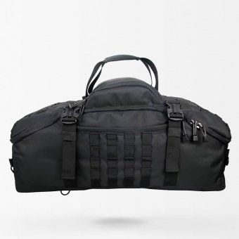 Military black duffle bag