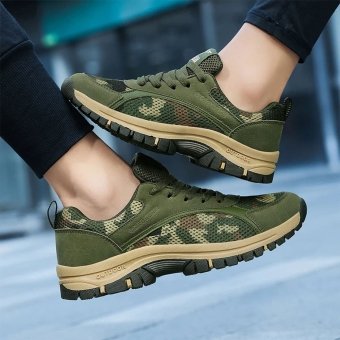 Military camo training shoes