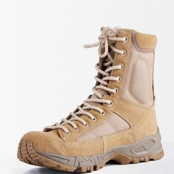 Military lace up boots Desert Tan