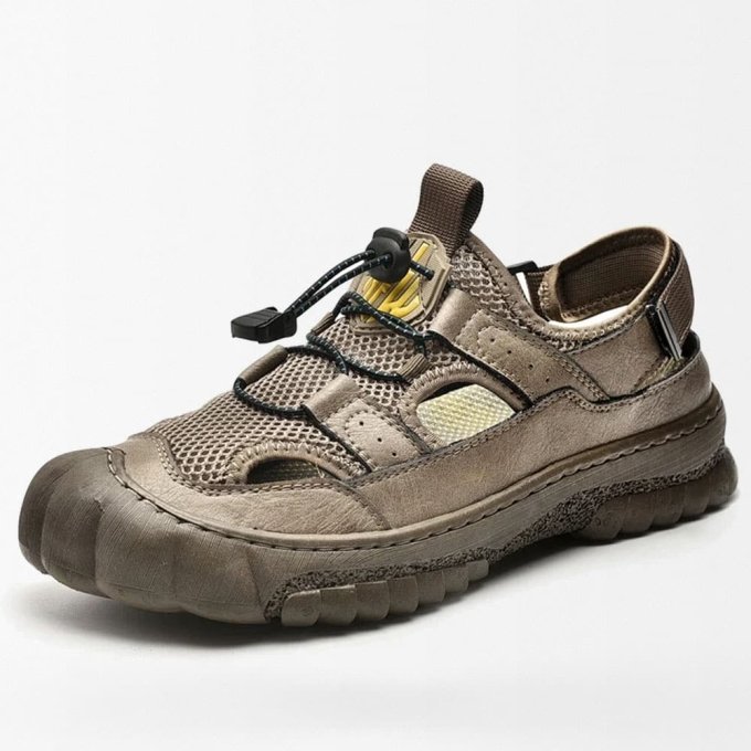 Military style sandal shoes for hiking "Sapl" Khaki