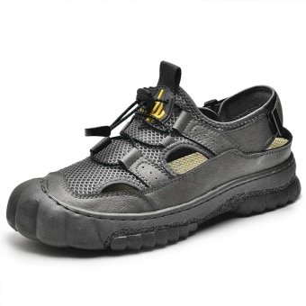 Military style sandal shoes for hiking "Sapl" Grey