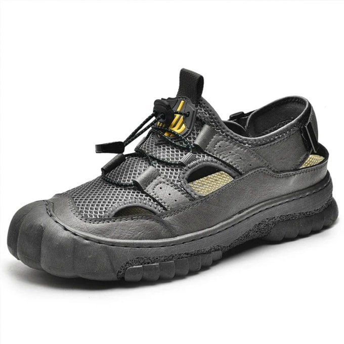 Military style sandal shoes for hiking "Sapl" Grey