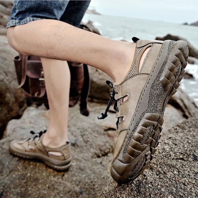 Military style sandal shoes for hiking "Sapl"