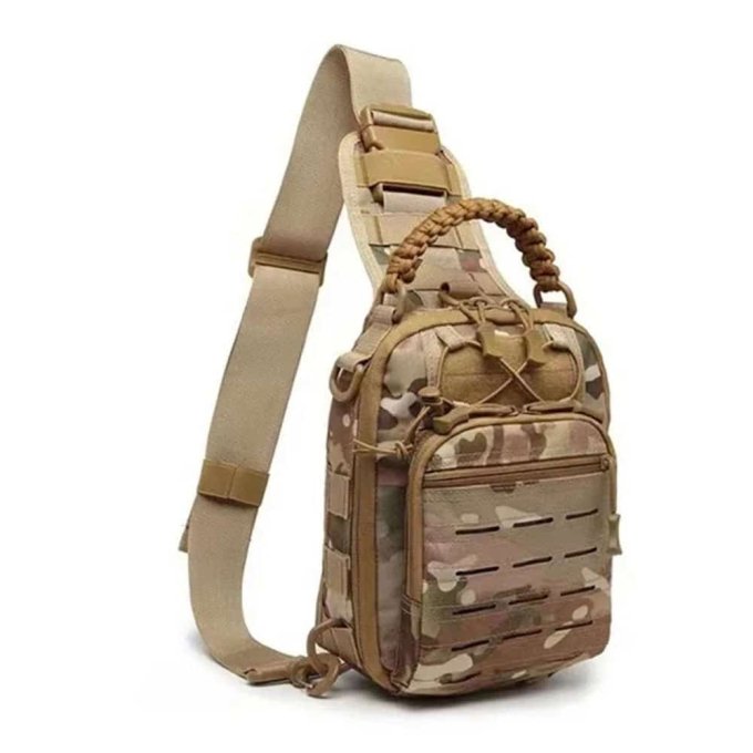 Molle tactical shoulder bag Multicam