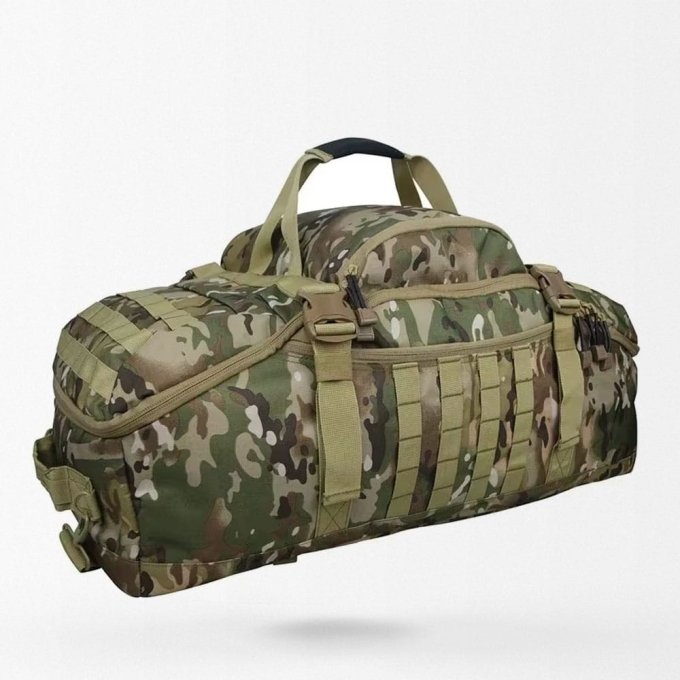 Multicam military duffle bag