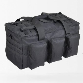 Nylon military duffle bag (55L) Black