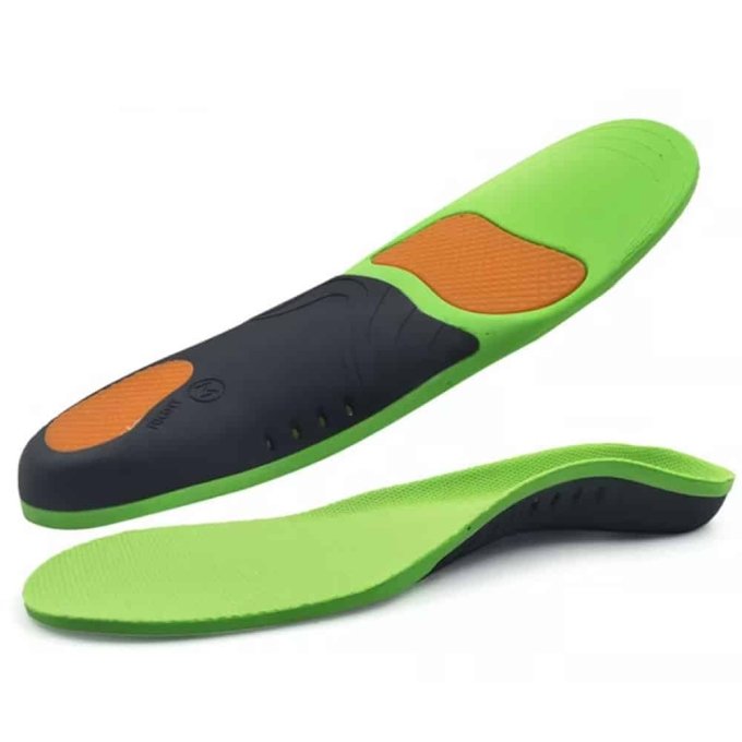Orthopedic cuttable insoles for overpronation