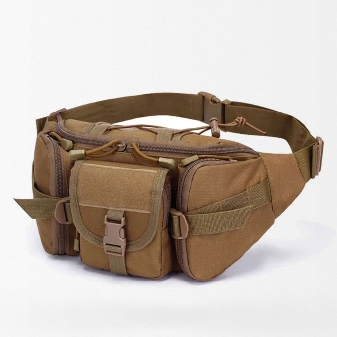 Outdoor tactical waist pack Coyote Brown