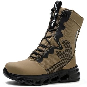 Safety military boots Tan