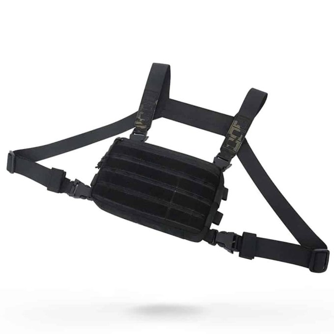 Small tactical chest bag Black Black