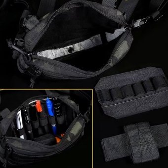 Small tactical chest bag Black