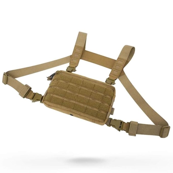 Small tactical chest bag Black Desert Tan