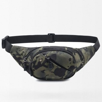 Small tactical fanny pack Multicam Black