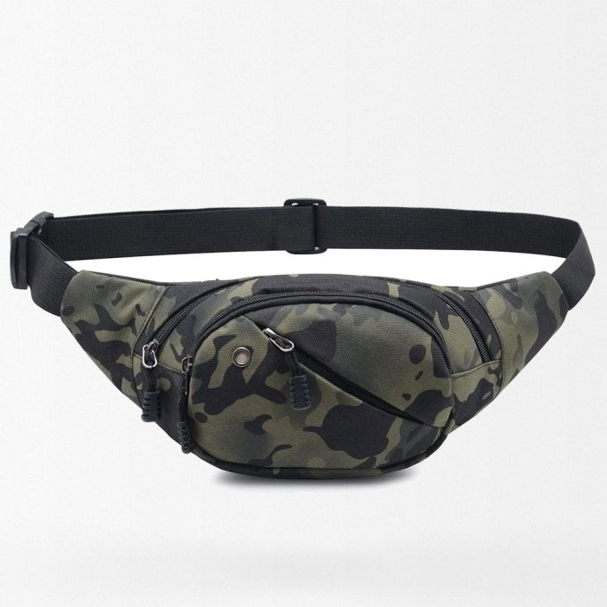 Small tactical fanny pack Multicam Black