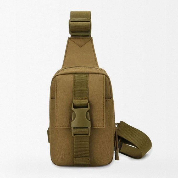 Small tactical sling bag Brown