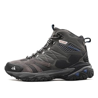 Suede Rainproof Hiking Boots Grey