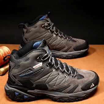 Suede Rainproof Hiking Boots Grey
