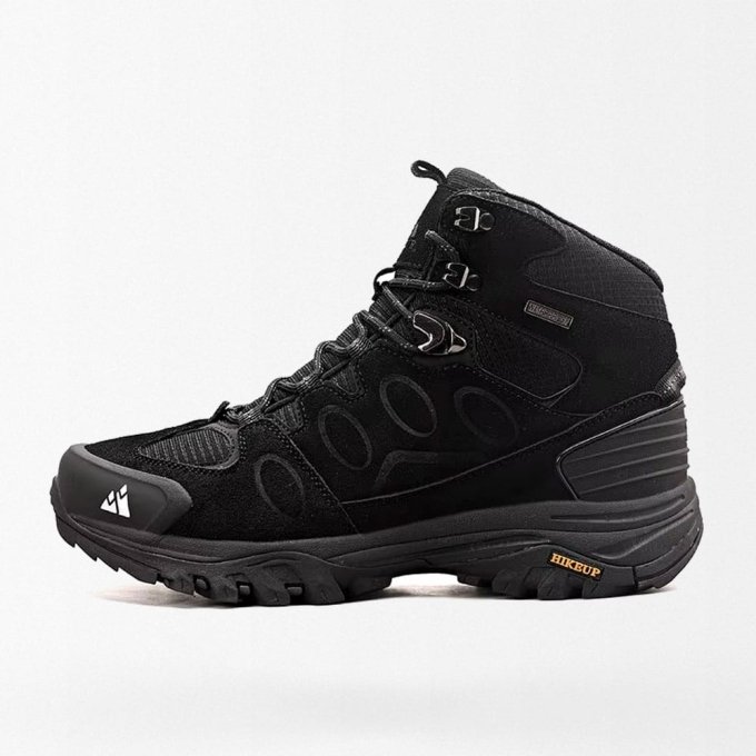 Suede hiking boots Black "Hikeup"