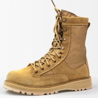 Suede military boots  - Desert Tan