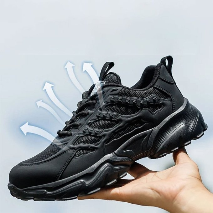 Tactical Black safety shoes