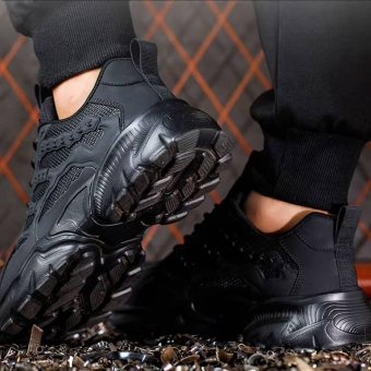 Tactical Black safety shoes