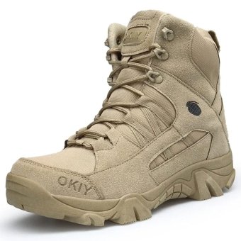 Tactical hiking boots lightweight Desert Tan