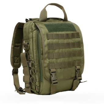 Tactical laptop bag molle Army Green